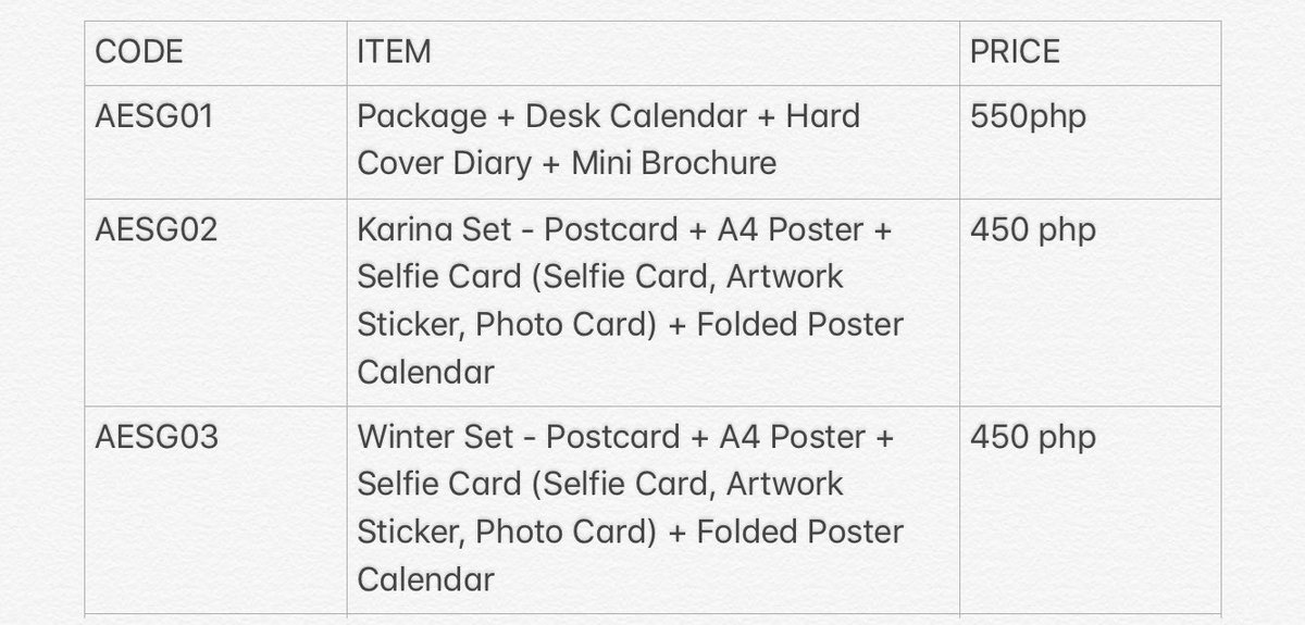 cllydinecreates's tweet photo. [#dd_sells]
🏷 wts lfb ph sg karina winter giselle ningning member set

🎀AESPA SEASON’S GREETINGS 2022 TINGI🎀

Normal ETA
Long DOP: December 3, 2021‼️
Read https://t.co/YW4vDwHRWO

Reply/DM to claim https://t.co/LstJibGs2y