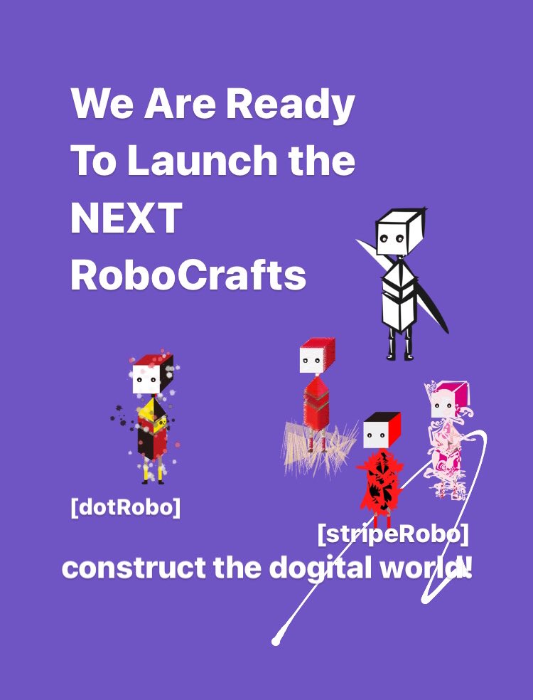 robocraft_gov's tweet photo. Just we are ready to launch NEXT robocraft🚀🚀🚀🚀🚀
; construct the digital world
#Robocraft #NFTs #grandbazar #TONC #Blockchain #dotRobo #next #stripeRobo https://t.co/z7pSXASfU9