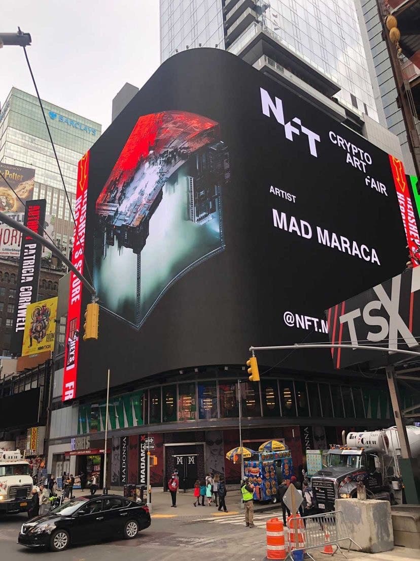 MadMaraca's tweet photo. "Transcend" In Times Square NYC 😍
📷: @AT3LYAN 🙏☺️
Will post more pics ands vids soon! https://t.co/NNq3mlQ1OP