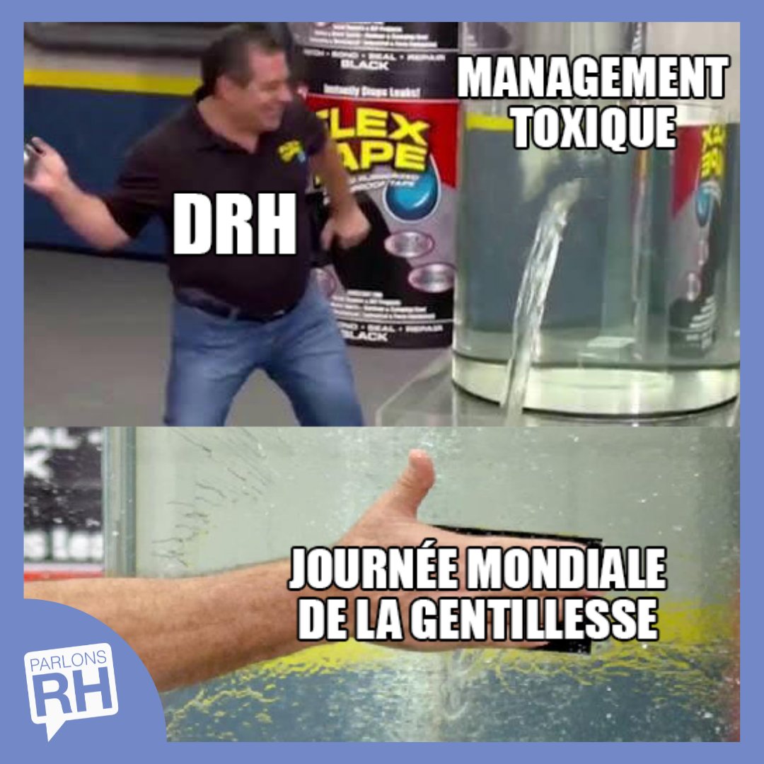 ParlonsRH's tweet photo. 🥳 Journée mondiale de la #gentillesse

🧐 Selon l'étude #RH d'@ADP_FR, "The #WorkforceView in Europe 2019", 23% des Européens subissent un #management toxique et cela provoque une baisse de la productivité au travail.

😊 Qu’est-ce qu’on attend pour propager la gentillesse ? https://t.co/DDeJBPf62u