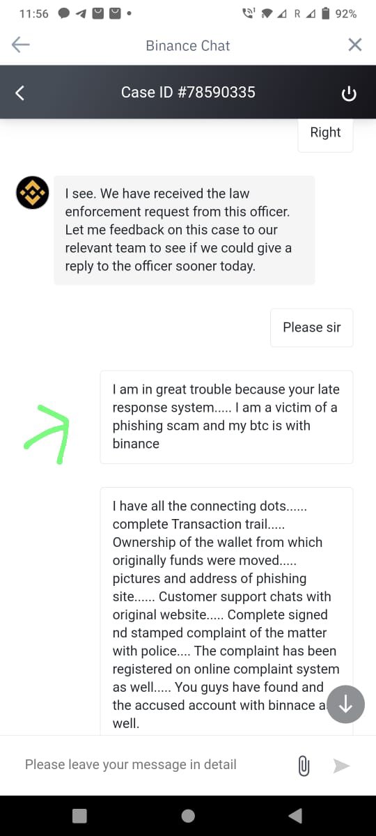 Techwacktarun's tweet photo. @cz_binance #binance My 0.7827 BTC were hacked in phishing attack and sent to an unknown account on binance… I filed complaint to police as directed by binance and police replied back to your LERS system…. But now there is no response from Binance… please help… https://t.co/hKZ3PqPLeC