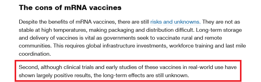 NetGain11's tweet photo. @EduEngineer #GreatReset 

WEF:  "Although clinical trials and early studies of these vaccines in real-world use have shown largely positive results, the long-term effects are still unknown."

https://t.co/hWAzjFSOMR https://t.co/odnl6gwtdN