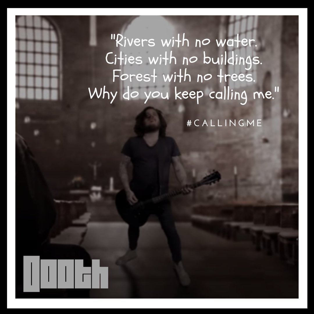 OoothBand's tweet photo. #CallingMe

"Rivers with no water. Cities with no buildings. Forest with no trees. Why do you keep calling me."

Buy/ stream the 'Who Cares What You Think' album here: 
https://t.co/iuXN8uZwsP

#Oooth #OoothMusic #RockMusic #RockBand #SARockBand #WhoCaresWhatYouThink https://t.co/mSjHzKoYOw