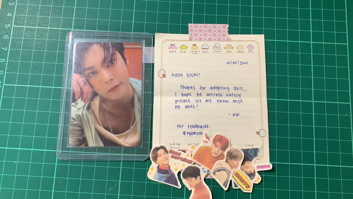 eichauls's tweet photo. [💌] @hyuckollect 

doie arrived safely today!!! im kilig!! tysm for the fast transaction ^__^

#eichimails
#tysmzai https://t.co/x5bpY4Alvi