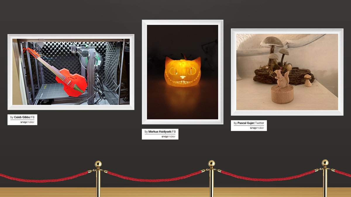 snapmaker's tweet photo. #SnapmakerGallery
Zoom in and find out what wonderful works our users have created in October. Thanks everyone for your inspiration. Keep making! https://t.co/K01TbbTsU7