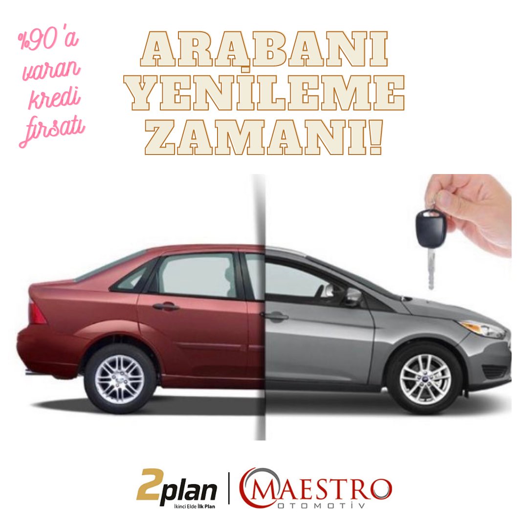 2planmaestro's tweet image. Bu kampanya’yı kaçırmayın!
Şimdi al, Ocak'ta öde! Hayalindeki araca hemen sahip ol. 
#2plancomtr #ikincieldeilkplan #2plan #2P #2planmaestro #ikiplan #kampanya #premium #ikinciel #araç #ikincielaraç #ikincielotomobil #araba #oto #bayi #franchise #otomobil #tüzel #istanbul
