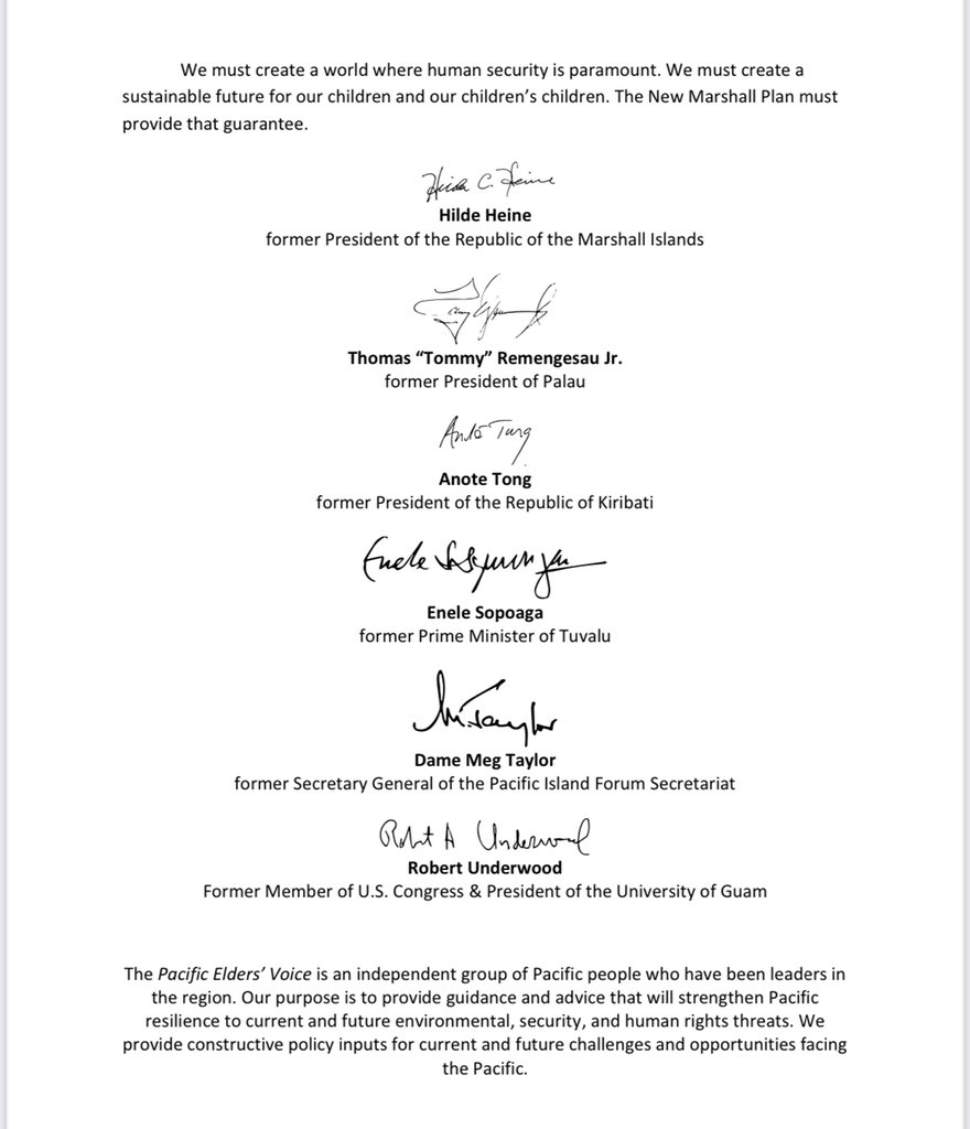 Tommy Remengesau, Jr tweet media