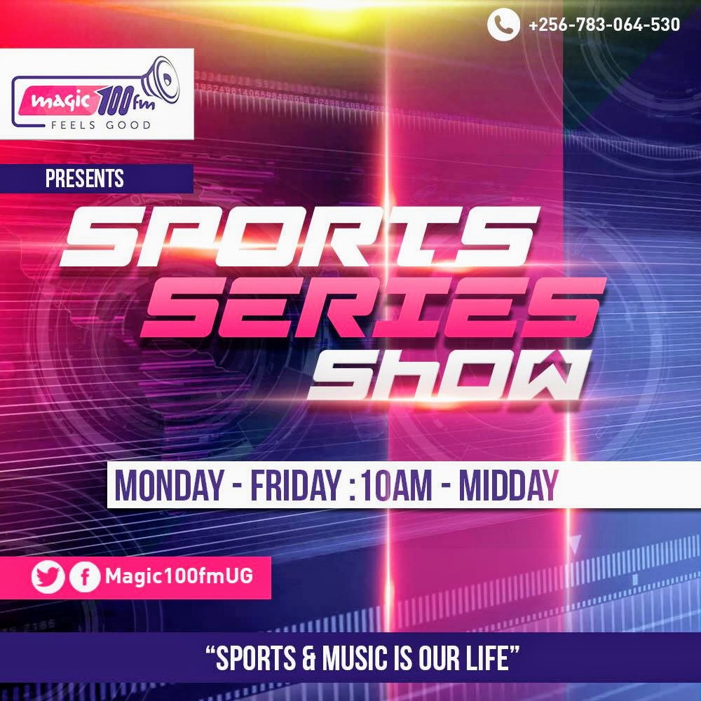 Jermaine Egesa (@jermaine_egesa) on Twitter photo ShowTime:
Today on the Sports Series Show,
We talk <a href="/SheCranes/">The SheCranes</a> netball, <a href="/UPL/">StarTimes Uganda Premier League</a>, motor rally, Champions League soccer, Paris Masters & T20 World Cup.
Show starts Now on <a href="/Magic100FMUG/">Magic100FM</a> & streaming on liveonlineradio.net/ubc-magic-100-β¦ ShowTime:
Today on the Sports Series Show,
We talk <a href="/SheCranes/">The SheCranes</a> netball, <a href="/UPL/">StarTimes Uganda Premier League</a>, motor rally, Champions League soccer, Paris Masters & T20 World Cup.
Show starts Now on <a href="/Magic100FMUG/">Magic100FM</a> & streaming on liveonlineradio.net/ubc-magic-100-β¦