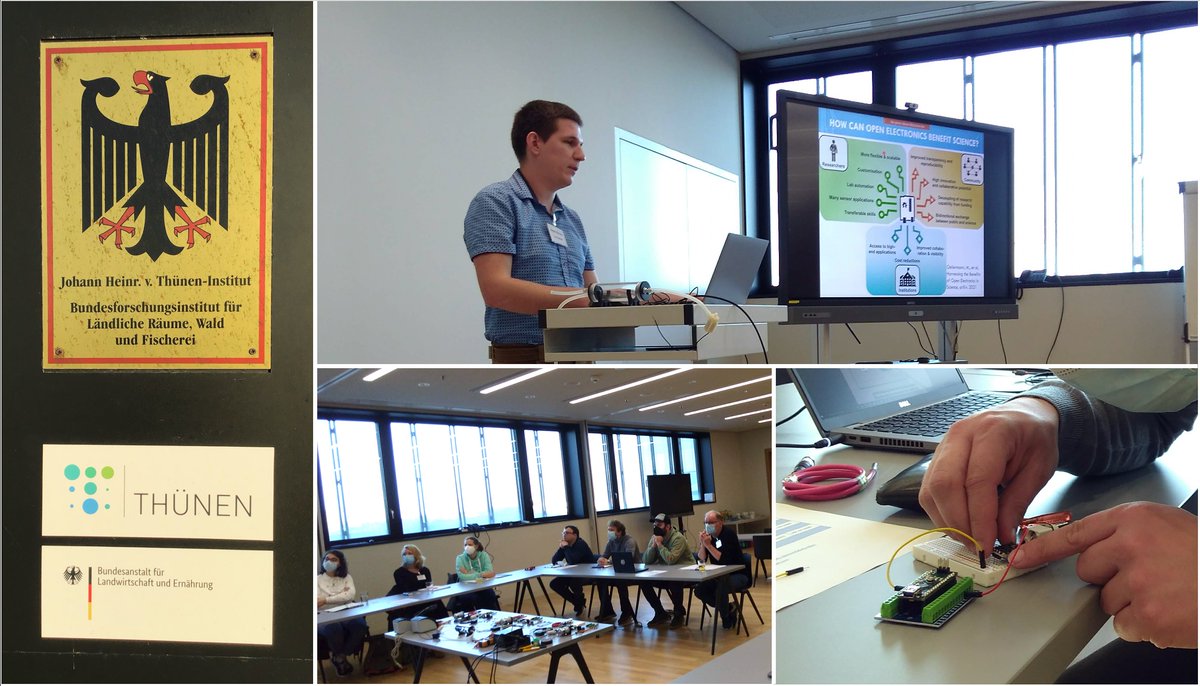 Last week, I conducted the workshop: "Open Electronics for Biologists" at <a href="/Thuenen_aktuell/">Thünen-Institut</a> 🇩🇪

If you are interested in assembling affordable and customisable devices, but do not know where to start, contact me. I am glad to organise a similar workshop in your research unit🧑‍🏫👩‍🔬👨‍🔧