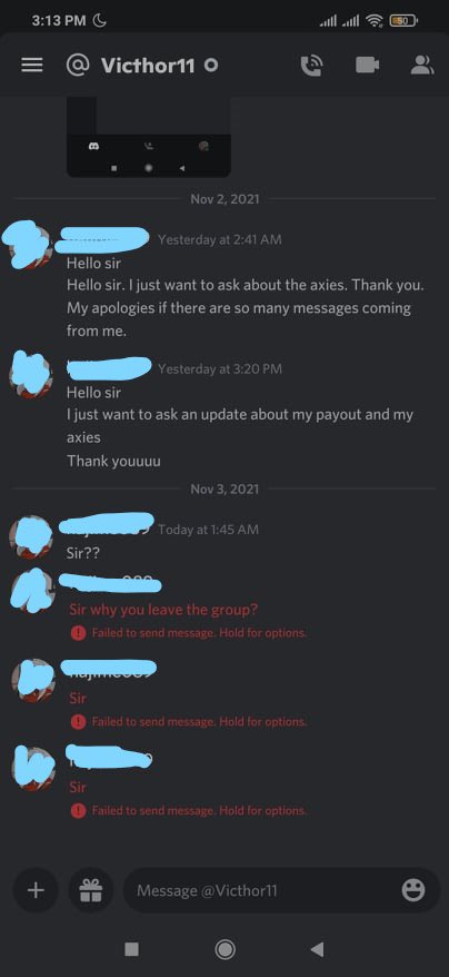 Smartalecc5's tweet photo. Please avoid @VixaScholarship , scamming their scholars after their first month of playing https://t.co/xbPLuUzZlU