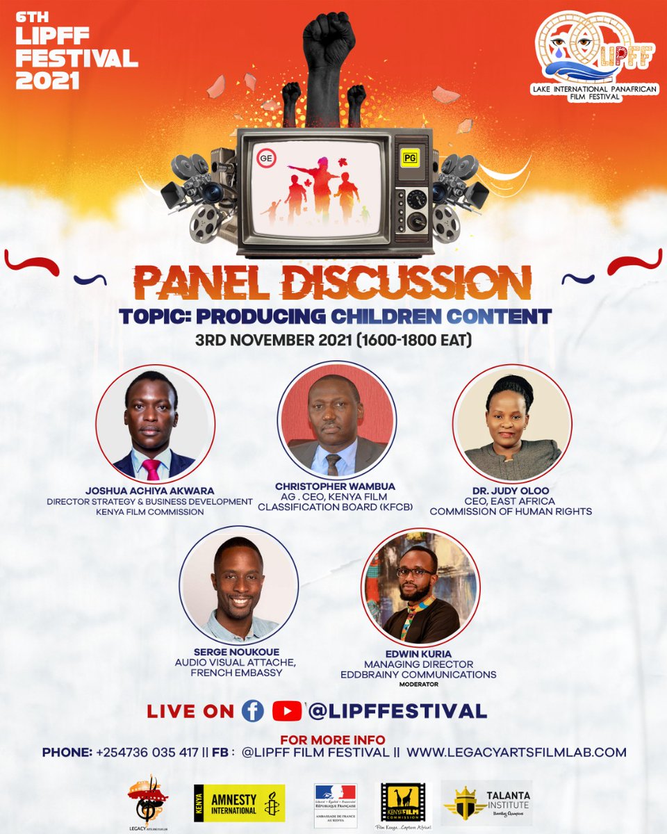 eddbrainy's tweet photo. I am honoured to be moderating today's panel on producing children content at the LIPFF - Film Festival put together by the incomparable Dr. Zippy Okoth. Be sure to tune in live and interact.
#TeamBrainy #Lipff #Lipff2021 #BrainyHost https://t.co/U0hZjHy6Si