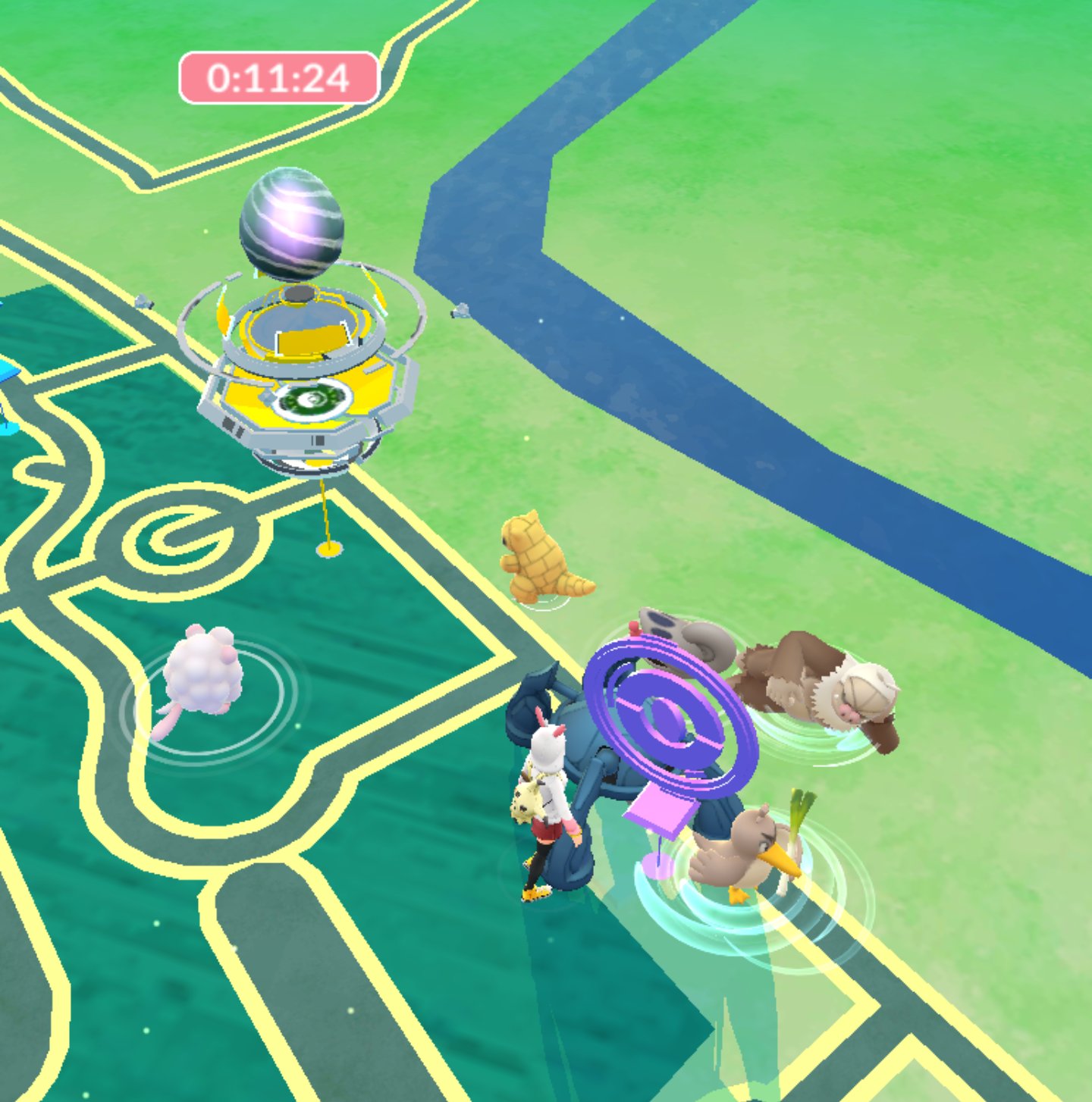 ガッチャ ひつまぶし はパズルを五等分できない スコルピの巣となってる水道公園にきたらスコルピの中にオンバットとケッキングの影が 野生のゲッチャレ久しぶりに緊張しました ポケモンgo T Co Ma2bandsvm Twitter