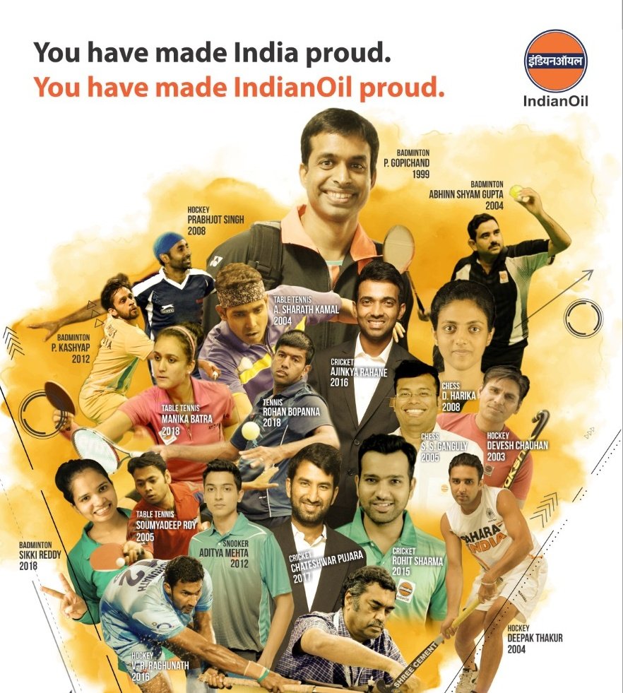 DirHR_iocl's tweet photo. Nurturing sports is crucial for nation-building &amp; IndianOil is committed to strengthening India's sporting landscape with proactive outreaches. Grateful to GoI for bestowing the Rashtriya Khel Protsahan Puruskar 2021 for "Encouragement to sports through CSR" on #IndianOil! https://t.co/VDxPCZ8Yec