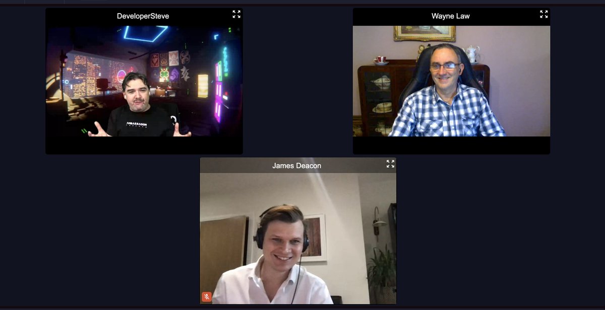 DeveloperAlly's tweet photo. Kicking off #AusIOT tonight with Wayne Law from Telstra and James Deacon from the #UK DCMS talking about #IOT #ETSI standards and why they're important!
Join me, @DeveloperSteve and @Michelle2Minhye https://t.co/4FNvKSDNzS https://t.co/BVIFQIZe9L