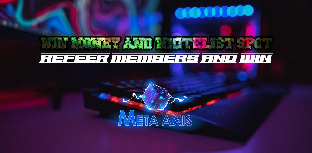 MetaAxisCoin's tweet photo. 🎮 Welcome on MetaAxis, play and get rewarded!
GET WHITELISTED and WIN UP TO 300$!:

- Join https://t.co/65TMEYpiTT
- Follow the steps
- Spread the ref and get a chache to win!

🥇1st: 300$
🥈2-5th: 100$
🥉6-10th: 50$

TG: https://t.co/JGY3ld8wyP
Website: https://t.co/xazrUuJMs5 https://t.co/NV6S5npa2E