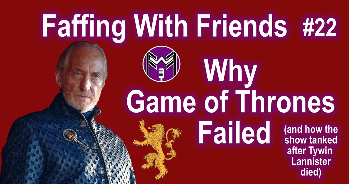FaffingFriends's tweet photo. LINK IN BIO, or below

https://t.co/T21DNCjMTf

#gameofthrones #asoiaf #tywinlanister #podcast #rainsofcastamere https://t.co/6vPdC3IUD1