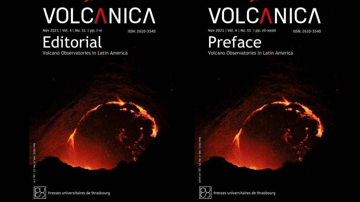 WeAreVolcanica's tweet photo. Our new Special Issue was a collaboration with @OficialAlvo. We'd like to highlight the hard work of @fp7891 who worked with our @LavaOrya to project manage and steer this endeavour! Bravo to them, and to all involved who made this possible.
https://t.co/TO81NAdACc https://t.co/rKMGA82fGs