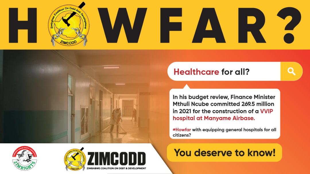 ZIMCODD1's tweet photo. Zimbabwe's public health institutions are now "death traps" due to shortage of basic medical necessities and demotivated public health personnel. @MthuliNcube #HowFar with allocating more resources towards the health sector to fulfill 🇿🇼 citizens' right to basic healthcare? https://t.co/rmEnIGRo32