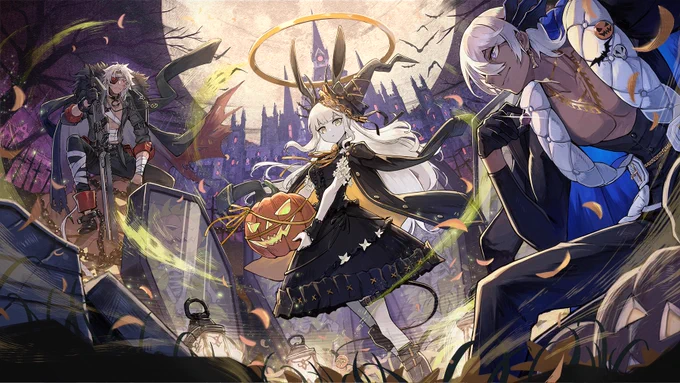 影ノ街のハロウィン🎃
#白夜極光 #Alchemystars 