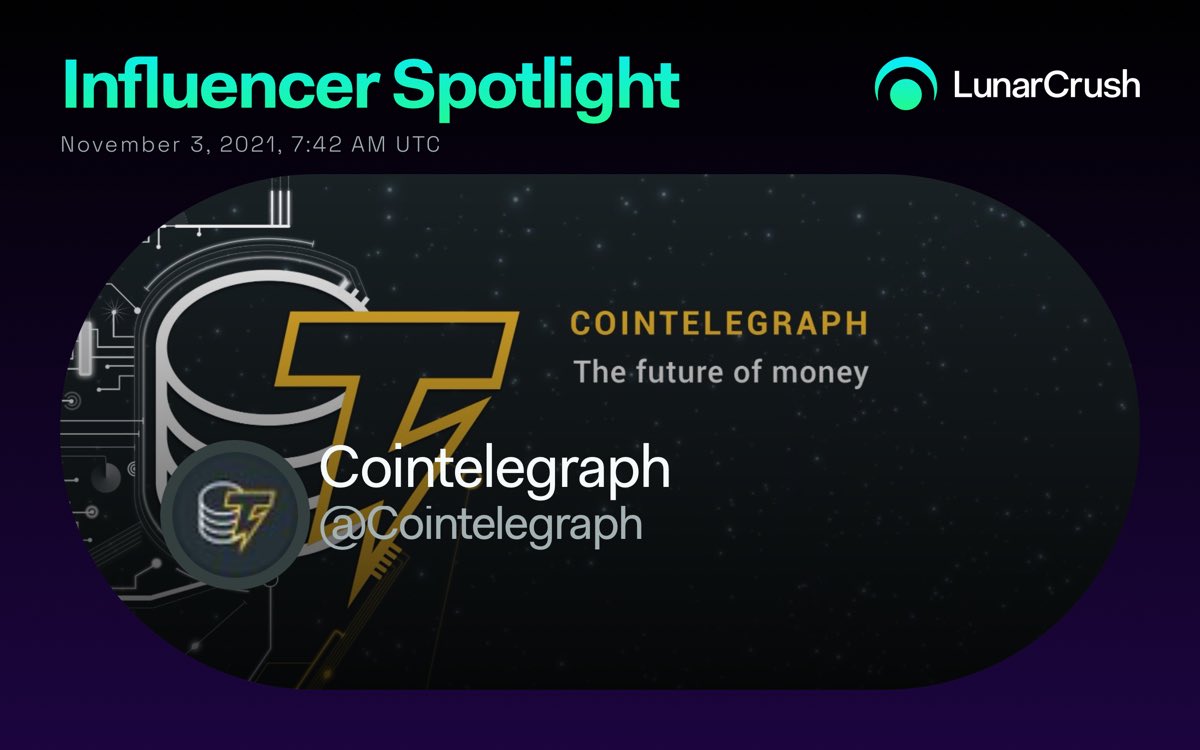 anhtroi99's tweet photo. Influencer Spotlight: @Cointelegraph

Influencer Rank: 1
Engagement Rank: 169
Follower Rank: 189
Volume Rank: 160

https://t.co/tDoFu48eEy #LunarCrush #LunarShare https://t.co/zcDN40nlnB