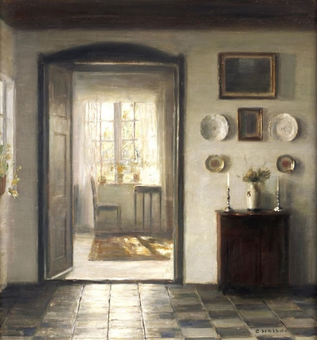 Anna_15_06_099's tweet photo. Good morning ..

🎨 Carl Velhelm Holsøe. 'Sunlit room', 1922 https://t.co/MEjdzte2Qs