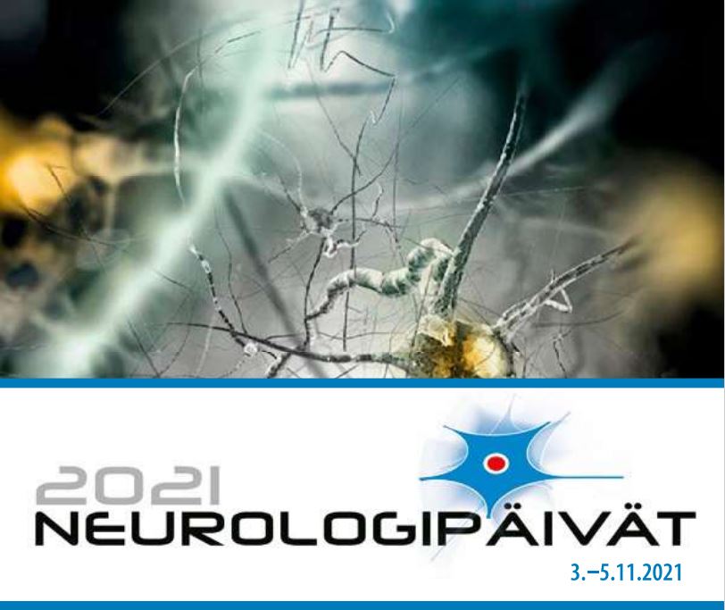 Tänään käynnistyvät #neurologipaivat2021. Hybriditapahtuma tarjoaa noin 13 tuntia koulutusta 3 päivän ajan. Mukana yli 300 neurologia. Viihtyisiä ja oivaltavia hetkiä! #neurologia