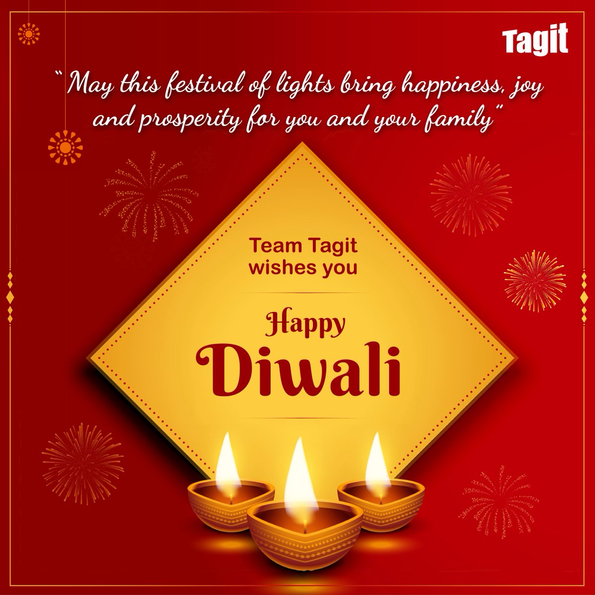 tagitmobile's tweet photo. A Happy Diwali from all of us at Tagit!

#happiness #happydiwali2021 #tagit https://t.co/NVjFdZCuoz