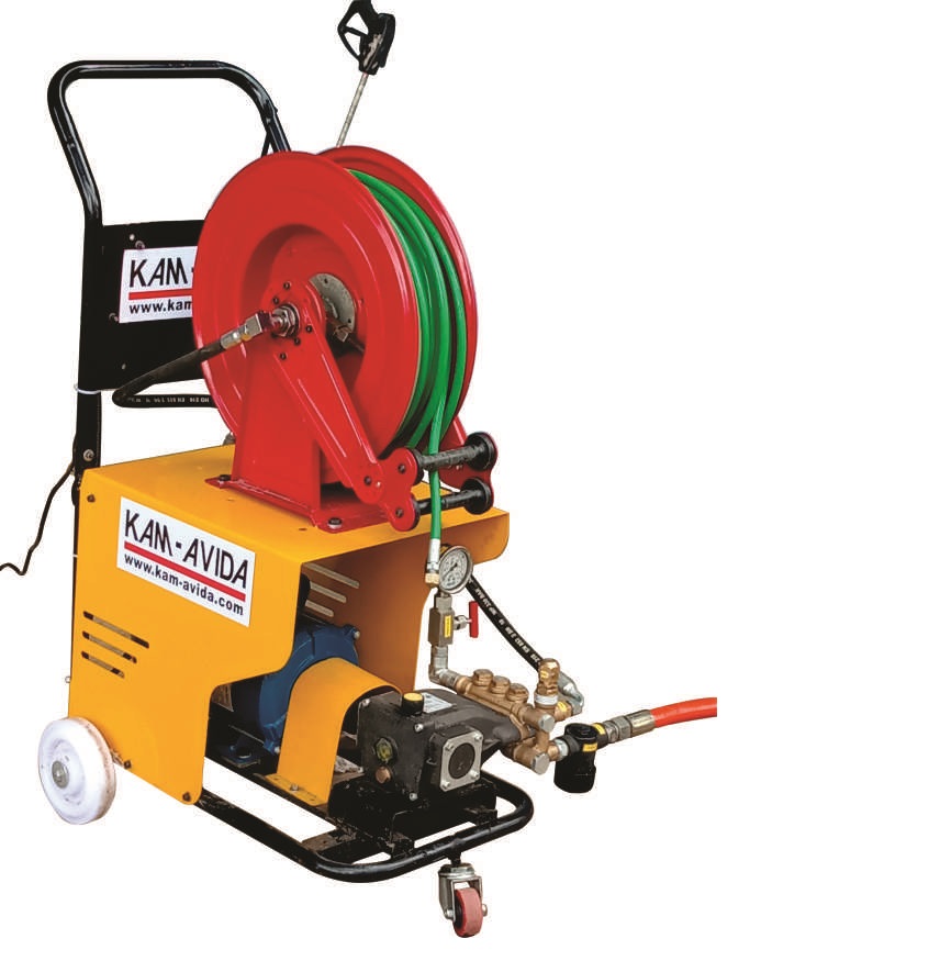 KamAvida's tweet photo. The Kamjet Mini is equipped with a 3 HP, light weight, single phase induction motor which is directly coupled to a TripleX pump capable of delivering 8.5 lt water/ min & develop 120 bar pressure – making it the perfect equipment drain line cleaning.
#kamjet #kamavida https://t.co/OmRHlRcDi9