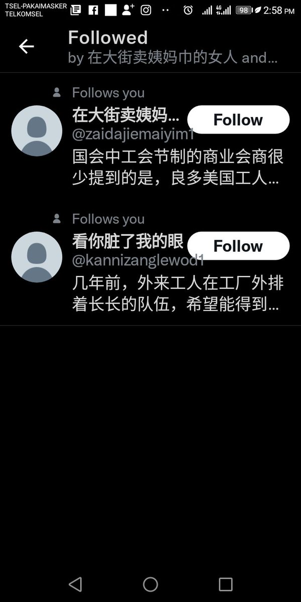 Ndak ngerti aku ada akun spti ini skrg follow sy..