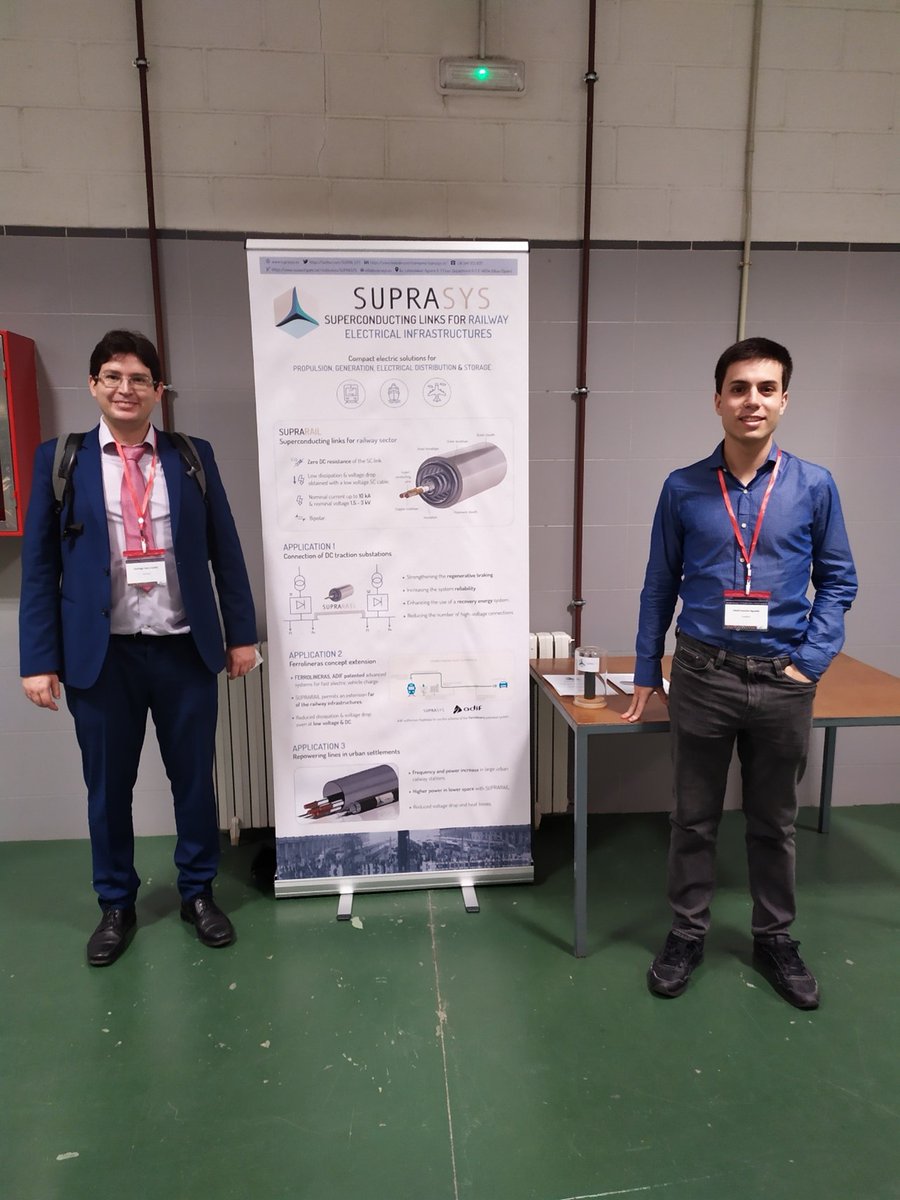 SUPRA_SYS's tweet image. @SUPRASYS has presented “Development of superconducting links for railway electric infrastructures” in the Workshop “R&amp;amp;D&amp;amp;I in Materials and Technologies for Railway Infrastructures”.
@ETSICCP @CanalUGR  @CEDEX_es @Adif_es  @aopandalucia #Railways #engineeringstrike