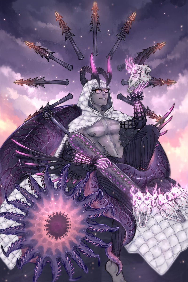 nullcritical's tweet photo. Hail! Hail! The Black Goat of the Dark Sabbath
#FGO #ジャック・ド・モレー https://t.co/kEon09q1J7