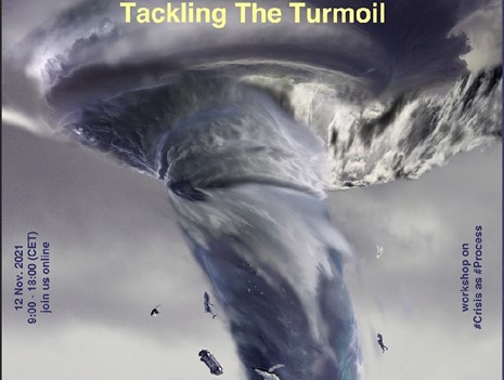 IRSErkner's tweet photo. Join us for our workshop 'Tackling the Turmoil' on researching #crisis as a #process on 12 November! #TacklingTurmoil with @PIK_Climate, @WZB_Berlin, @DIW_Berlin and @lfvkrisen. More info on programme and registration will follow soon, stay tuned. @PIK_Climate https://t.co/xsexdWbuwF