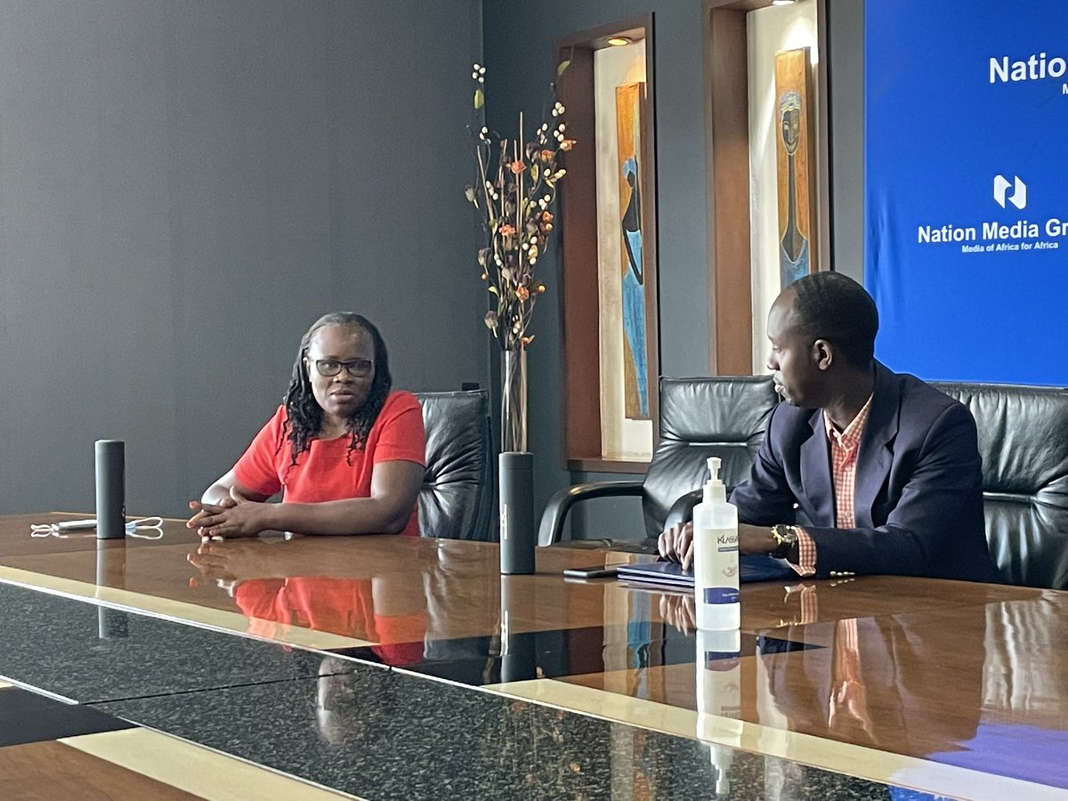 NationMediaGrp's tweet photo. Dorine Ogolo, Head of Procurement and Admin, NMG, intimated that the implementation of the Point of Use Water dispensers has thus far reduced the organization’s plastic consumption by up to 80% and its cost of water delivery by 20% https://t.co/2xNm0eX7hK