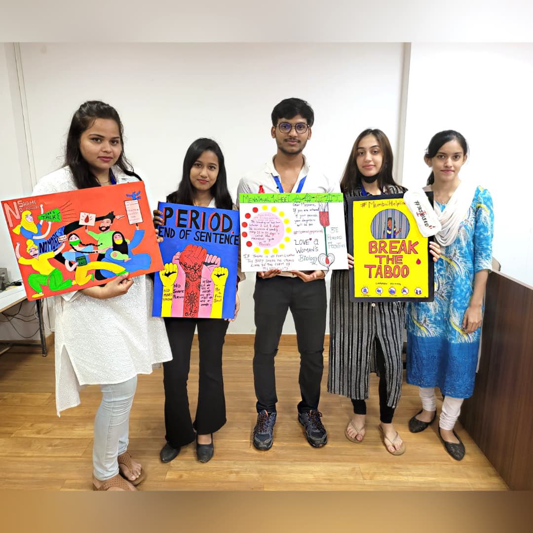 ShumailaaKhan's tweet photo. "Menstruation Awareness Campaign" reach to people as much as possible.
"Creativity is a natural extension of our enthusiasm"
#mumbaihelpline #periodpositive #yesibleed #periodhygienematters #artvisuals https://t.co/mtrrif1oWu