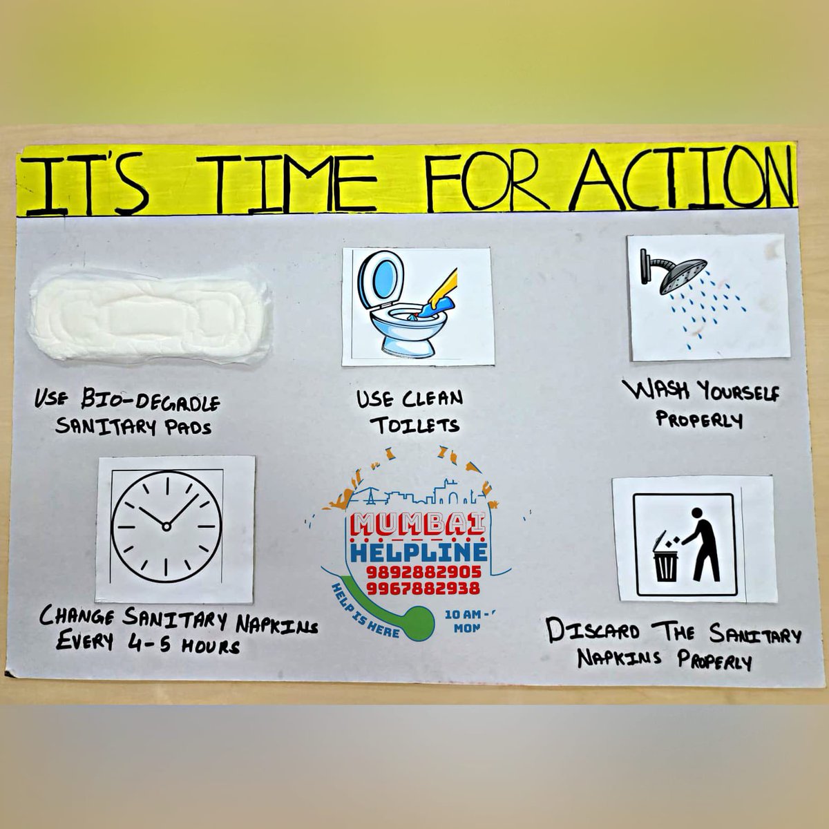 ShumailaaKhan's tweet photo. "Menstruation Awareness Campaign" reach to people as much as possible.
"Creativity is a natural extension of our enthusiasm"
#mumbaihelpline #periodpositive #yesibleed #periodhygienematters #artvisuals https://t.co/mtrrif1oWu