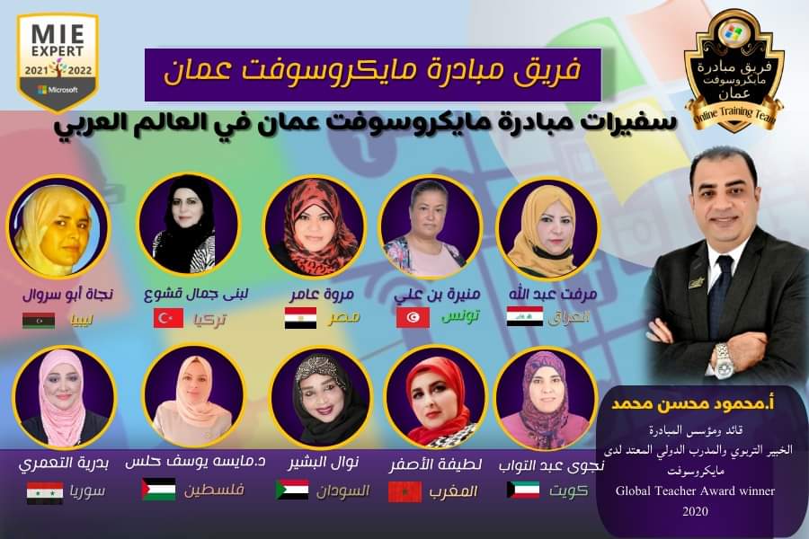 Mahmoudmmm80's tweet photo. سفراء مبادرة مايكروسوفت عمان فى الوطن العربى https://t.co/50yC8dDAx9