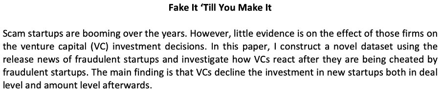 Then we host Yanying Lyu! She will present his paper titled "Fake It ‘Till You Make It".  Looking forward to having you there on Thursday at 1.00 pm - K7! 
@SuedaEvirgen @peppe__mu <a href="/HazalSezerEcon/">Hazal Sezer</a>