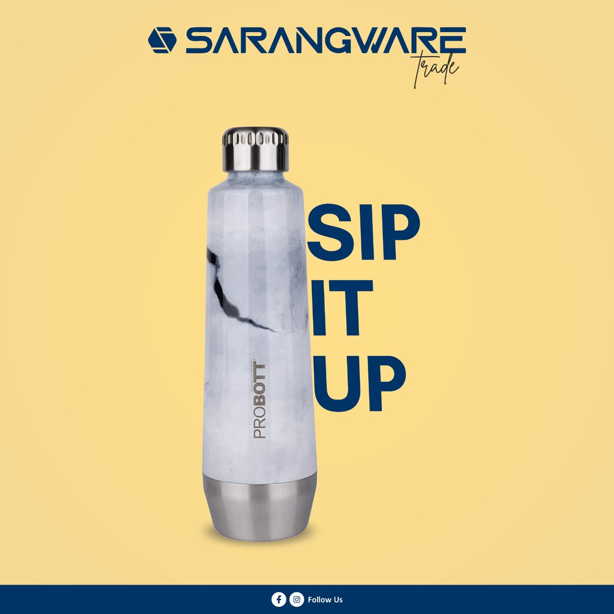 sarangware's tweet photo. Probott Bottles include a BPA-free, hot and cold, indestructible stainless-steel structure, thermos vacuum insulation technology for optimal temperature retention.
#probottbottle #sarangware  #officebottle #sportsbottle #bottle #kidsbottle #probott #probottbottle #gifting https://t.co/fReLz9I80I