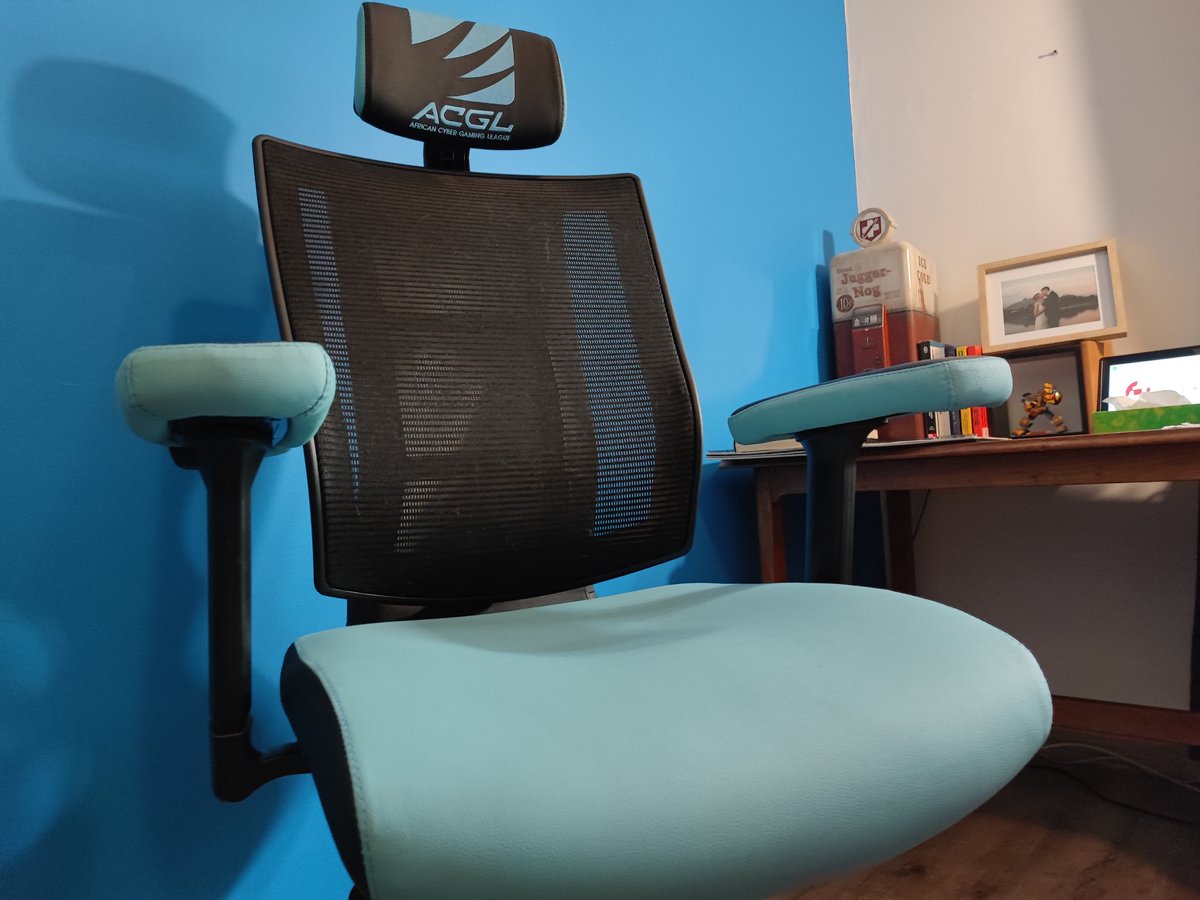 AfricanGaming's tweet photo. 💙 Thanks to @ErgotherapyZA we got our hands on our very own ACGL custom Ergo-G Gaming Chair!

🎁 The great thing is that YOU will have the opportunity to #win one (or two) soon...

#ACGLrivals #SAgaming #GamingZA #gaming #SAesports #EsportsZA #esports #AfricanEsports https://t.co/D7413wOoqD