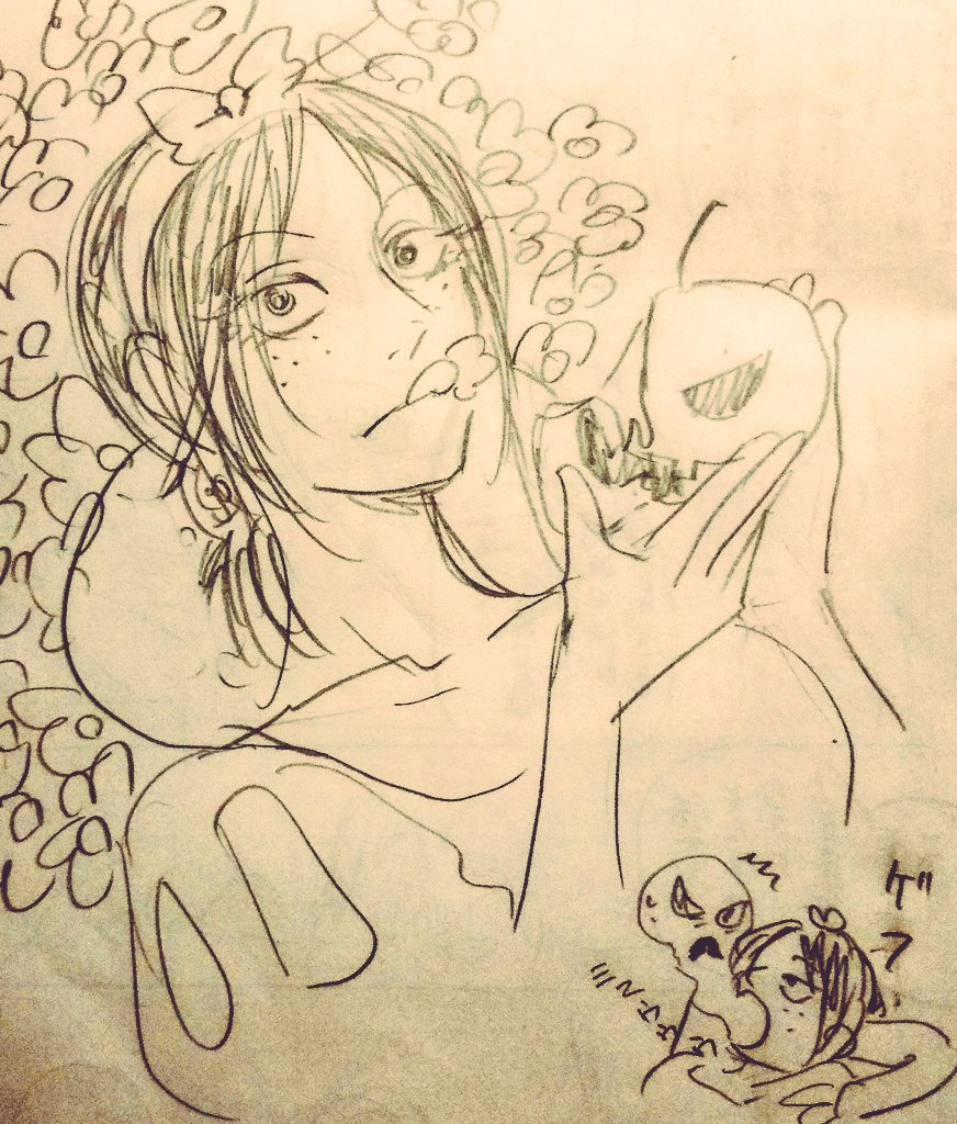 止まらんキャルルン
落書きは楽に描けるからいけない 