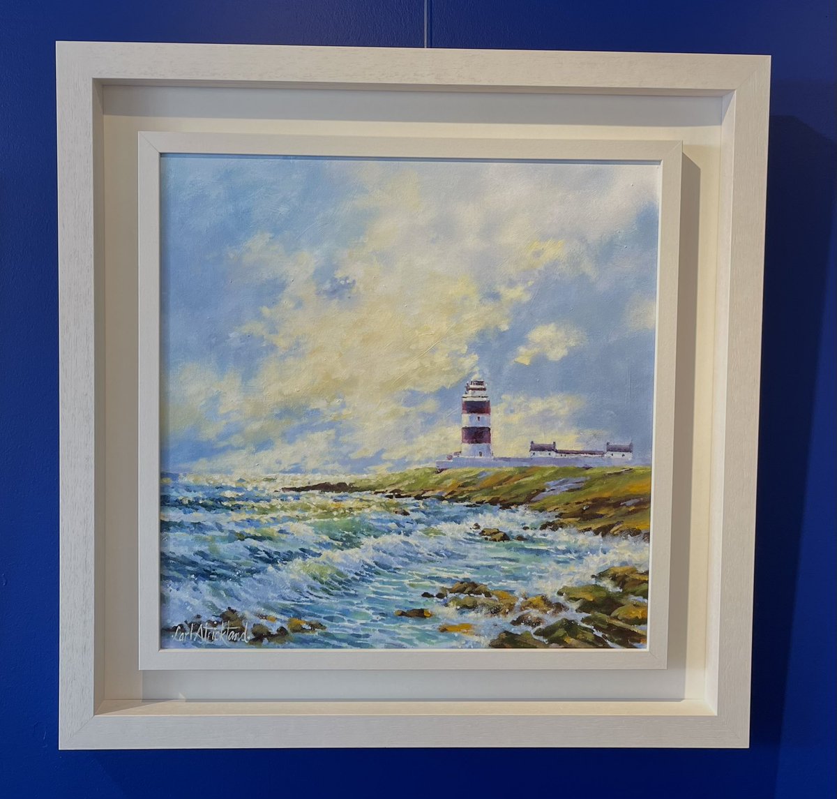 GalleryGaslamp's tweet photo. New
Early Light - Hook Head by Carl Strickland
The iconic Hook Lighthouse on Wexford’s southern-most tip at daybreak.
Oil on canvas signed by the artist. Floated and framed as shown.
https://t.co/ftYtVB41aY #art #gorey #artgallery #hookhead #hookheadlighthouse https://t.co/5gtHbBDZqc