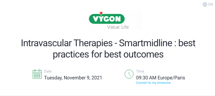 VygonGroup's tweet photo. Learn more about #Smartmidline: best practices for best outcomes in this informative #webinar by #Vygon.
Join us: Tuesday 9, November at 9:30am/CET.
Free registration here: https://t.co/gtra4Fuxw5
#IVTherapies #VascularAccess #Safetyfirst. https://t.co/z1IvTW7d4I