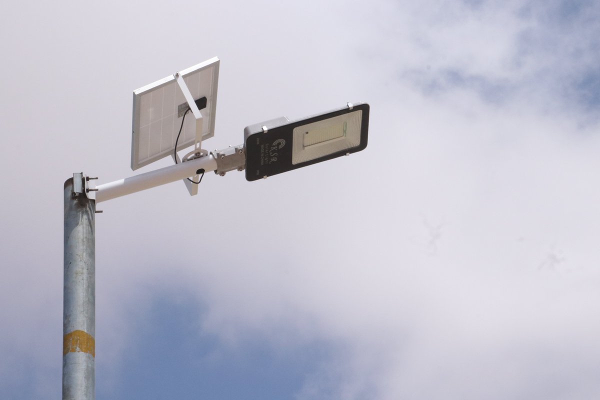 WomenSwso's tweet photo. Community Action Forums (CAFs) in Kismayo have installed Solar Street Lights in the Kismayo Neighborhoods. The purpose of these lights is to reduce violence, killings, robberies, and rape cases in these areas at night. https://t.co/nUNIAokLmv