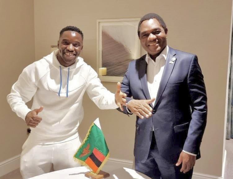 fashionjr10's tweet photo. GOD BLESS 🙏🏿
GREAT HONOUR TO BE INVITED BY THE PRESIDENT OF OUR COUNTRY ZAMBIA 🇿🇲 
Saying"thank you"is not enough for me to express how grateful I am for your invitation to meet you Mr President 🙏🏿
FS10 DREAMS DON’T DIE 💪🏿
Read:Hebrews 13:7
THANK YOU MR PRESIDENT I’M HUMBLED🇿🇲🙏🏿 https://t.co/qZLl10VRp7