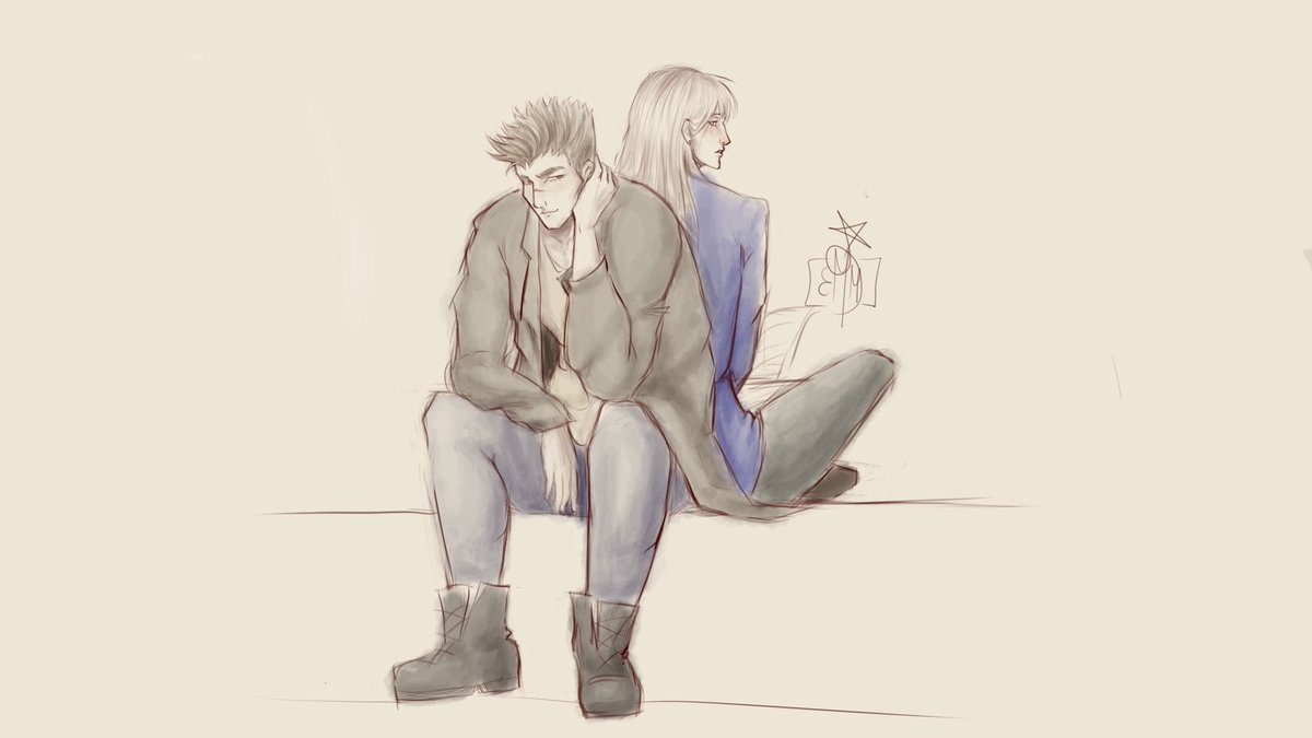 TheGhoulDraws's tweet photo. Im working on a Heathers au..... 🥴🥴🥴 and actually the one of them together isnt actually posted on insta!  Isnt that just neat
#heathers #oc https://t.co/BDO84rPQFC