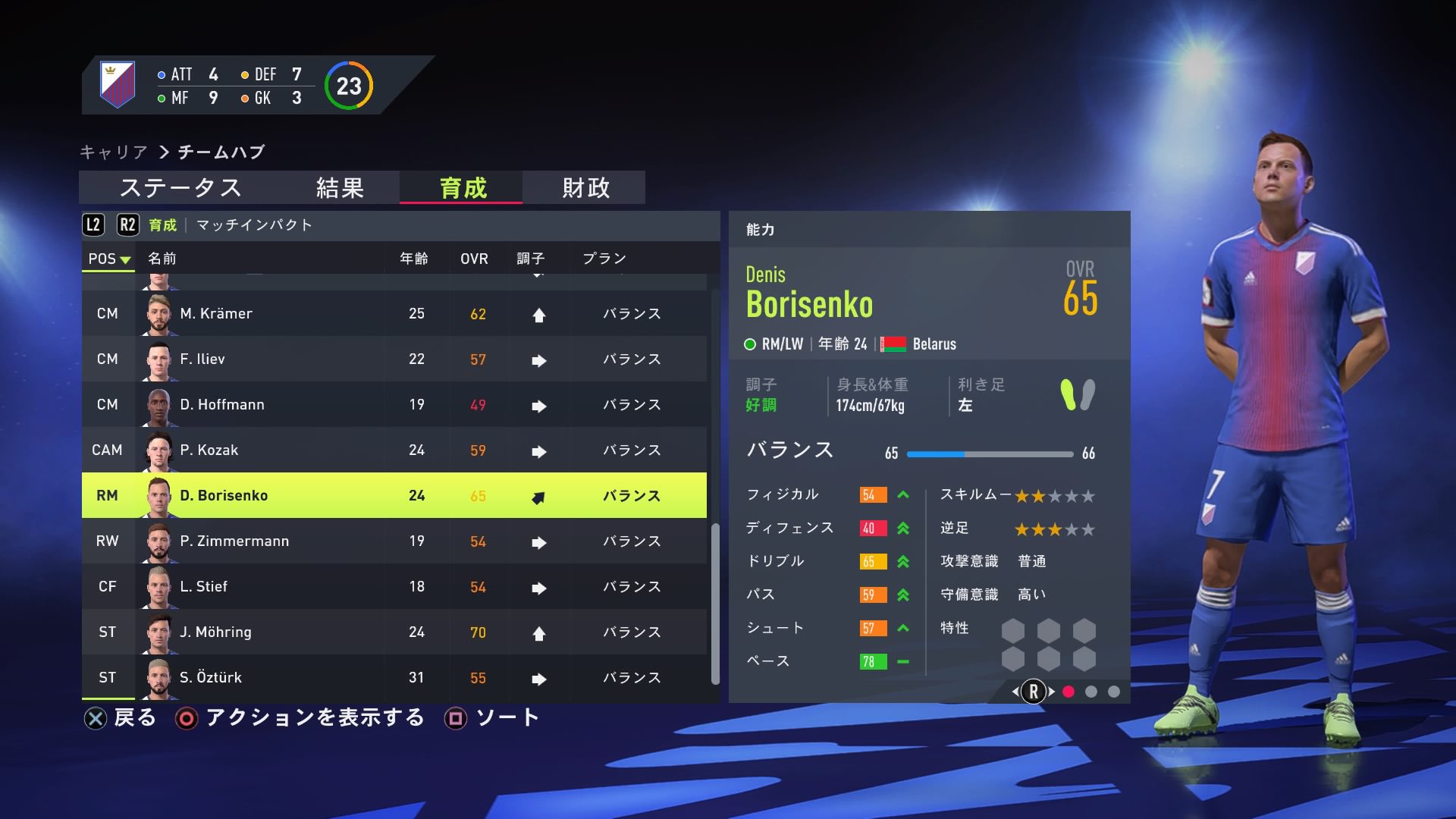 ヘタマニア Fifa22 主力選手紹介その2 Denis Borisenko デニス ボリセンコ 24歳 Rm ベラルーシ 右サイド駆け抜ける俊足サイドハーフ 24歳とまだまだ成長も見込めるので大事に育てたい選手だ Fifa22 キャリア T Co Ht1wu5dkyt Twitter