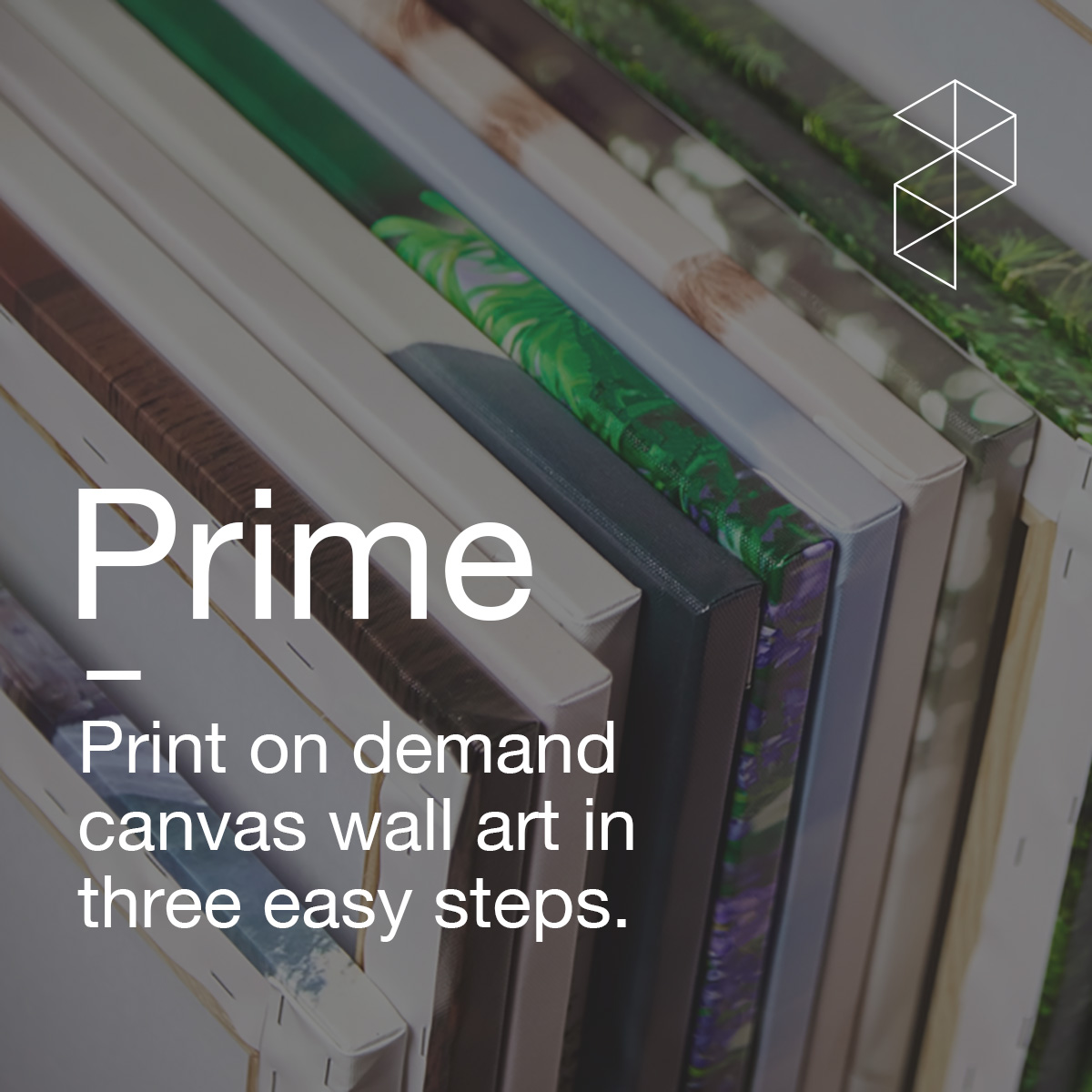 Print on demand canvas wall art in three easy steps. bit.ly/30SSSP3  #personalisedgifts #personalisation #printondemand