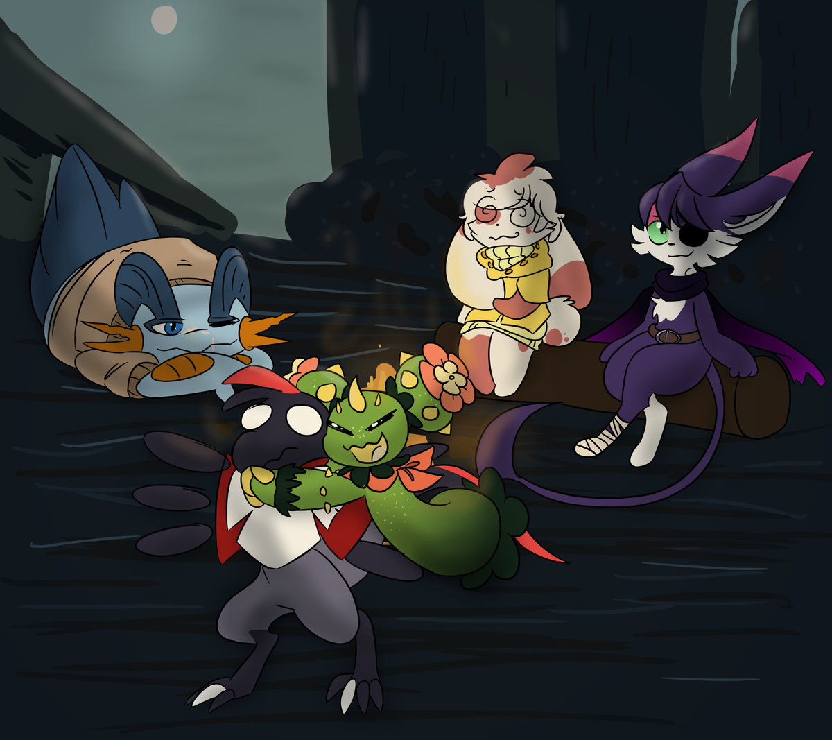 Big old thing I did last year for my wonderful partner <a href="/Myskit2/">Myskit</a> featuring Team Seeker. Go follow them if you aren't already!