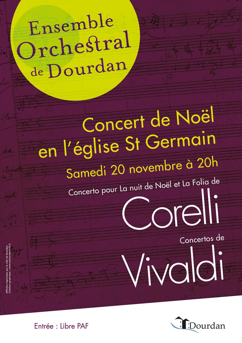 Orchestre91's tweet photo. L’EOD est heureux de vous annoncer la reprise de ses concerts avec un concert de Noel le samedi 20 novembre 2021 à 20h en l’Eglise St Germain de @VilledeDourdan @ChateauDourdan @Dourdantourisme @jbrebion #Noel #concert #partage #Corelli #vivaldi #orchestre #Dourdan https://t.co/T5RhgGoTQk