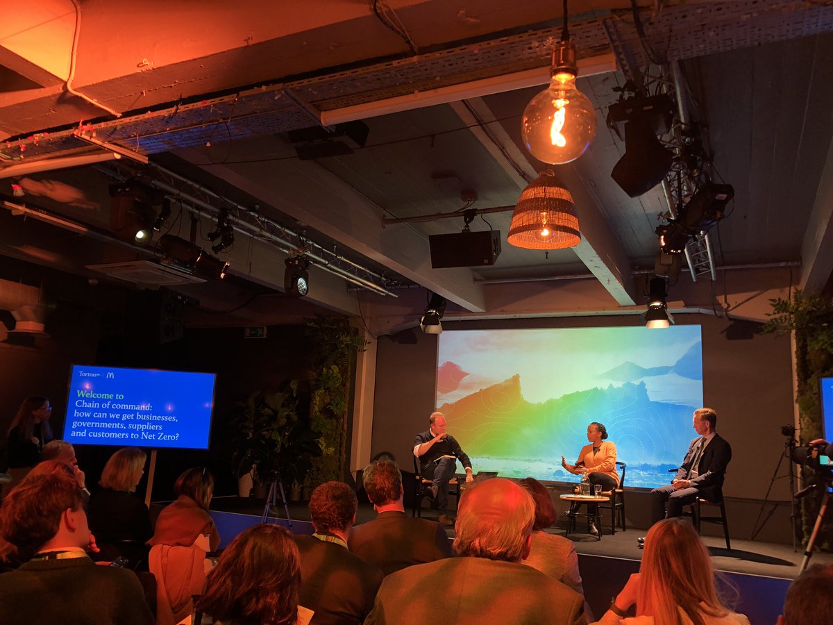 Discussion at NYT climate hub at ThinkIn sponsored by Tortoise with CEO of McDonalds and of Gro Intelligence. Meat consumption is up worldwide. Debate about meat versus plant protein. Will regenerative ag be enough?#COP26 #climateExchange #nytclimatehub